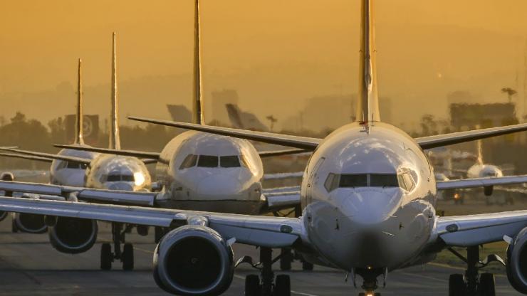 Planes at airport