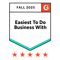 badge that reads easiest to do business with