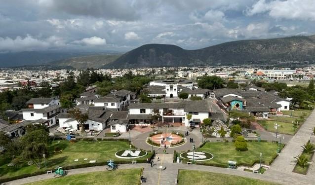 landscape of a city in Ecuador