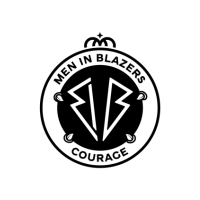 Men in Blazers logo black